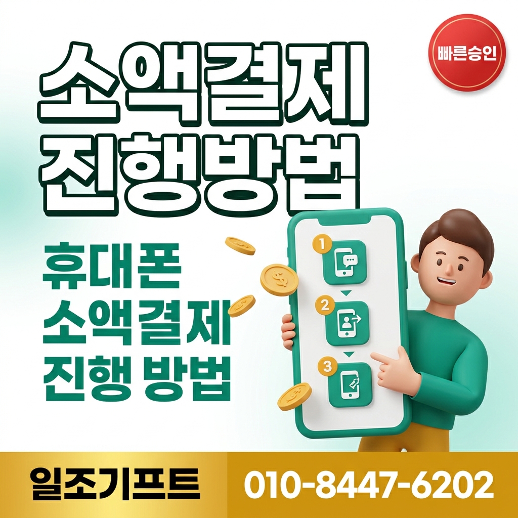 휴대폰 소액결제 진행 방법 단계별 안내